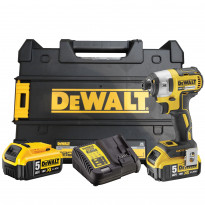 Akkuiskuruuvinväännin DeWalt XR DCF887P2, 18V, 2x5.0Ah akuilla