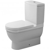 WC-istuin Starck 3, piiloviemäri, ilman kantta ja vesisäiliötä, 390x655mm