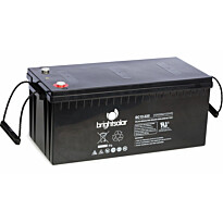Akku Bright Solar DC12-225 AGM, 12V DC, huoltovapaa, Verkkokaupan poistotuote