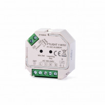 LED-himmennin/vastaanotin FTLIGHT Perfect Triac Push Dim, langaton, RF/WiFi, 230V