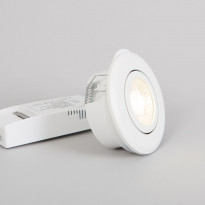LED-alasvalo FTLIGHT Pallas, 6W, 450lm, IP44, 60°, himmennettävä, valkoinen, eri vaihtoehtoja
