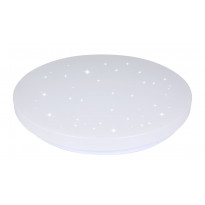 LED-plafondi LED Energie, 36W, 2500lm, IP20, CCT, kaukosäädin, Ø500mm, tähtikuvio