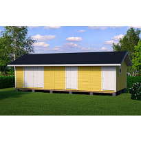Elementtivarasto Aarni E20, 9040x4240mm, 38.33m², puuvalmis