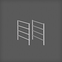 Telinepääty 4-liukukisko Elfa Classic 535x20x440mm, 2 kpl platina