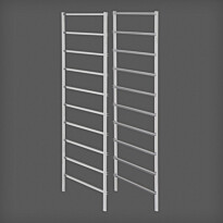 Telinepääty 10-liukukisko Elfa Classic 535x20x1040mm, 2 kpl platina