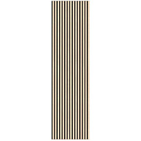 Akustiikkalevy Fibrotech Basic, 22x605x2440mm, vaalea tammi puuviilu, Verkkokaupan poistotuote