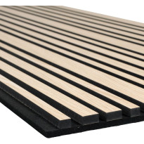 Akustiikkalevy Fibrotech Basic Signatur, 22x305x3000mm, vaalea tammi puuviilu