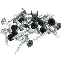 Asennusruuvi Fibrotech akustiikkarimalevyille, 4.2x30mm, musta, 100kpl