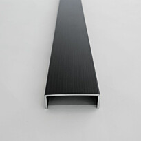 Linjalattiakaivon kansi Finnpipe 75cm Black Wood