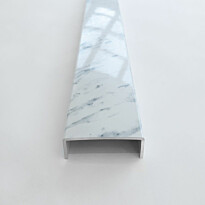 Linjalattiakaivon kansi Finnpipe 75cm Marble