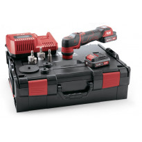 Suoraveto-/epäkeskokiillotuskone Flex PXE 80 10.8-EC/2.5 Set, 10.8V, 2x2.5Ah akuilla + L-Boxx