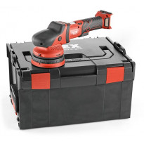 Pakotettu epäkeskokiillotuskone Flex XCE 8 125 18.0-EC, 18V, ilman akkua + L-Boxx