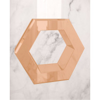 Vedin messinki kuusikulmainen hexagonal
