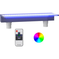 Vesiputous RGB LED-valoilla, akryyli, eri kokoja