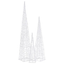 LED-koristevalokartiosarja, akryyli, 60/90/120cm, eri värejä