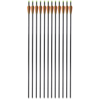 Jousipyssyn nuolet, 30&quot;, 0.8cm, lasikuitu, 12 pcs