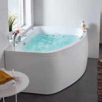 Poreamme Hafa Aqua 160L Duo Deluxe, 383L, 1550x1166mm, vasenkätinen