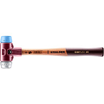 Vaihtopäävasara Halder Simplex 3019, TPE-soft/kevytmetalli