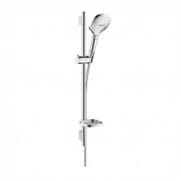 Suihkusetti Hansgrohe Raindance Select E 120 Unica, vettä säästävä, hierova suihku, valkokromi