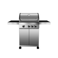 Kaasugrilli Lucifer Jadeite 3 poltinta + sivukeitin