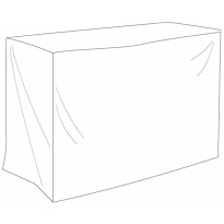 Kalustesuoja pihakeittiölle Hillerstorp, 110x61x98cm, polyesteri, harmaa