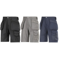 Työshortsit Snickers Workwear Canvas+ 3014, musta