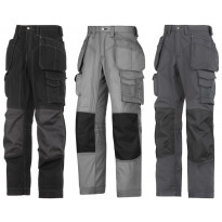 Lattia-asentajan housut Snickers Workwear Ripstop Kevlar