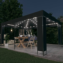 Huvimaja LED-valonauhoilla, 3x4m, eri värejä