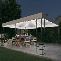Huvimaja LED-valonauhoilla, 4x3m, eri värejä