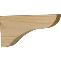 Hyllynkannatin Pisla 774, 125x65mm, mänty