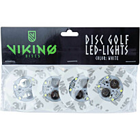 LED-valo frisbeegolfkiekkoon Viking Discs, valkoinen, 4kpl