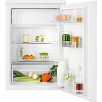Jääkaappi pakastelokerolla Electrolux 500 OptiSpace LXB1SE11W0, 56cm, valkoinen, Verkkokaupan poistotuote