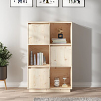 Kaappi 74x35x117cm, mänty, eri värejä