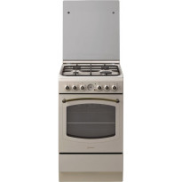 Kaasuliesi Indesit IS5G8MHJE1 sähköuunilla, 50cm, beige