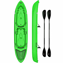 Kajakki Deep Sea, 2 henkilölle, pituus 360cm, vihreä