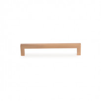 Kalustevedin Grip Cubix, 128mm, harjattu kupari