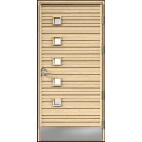Ulko-ovi Kaskipuu Otso Puudesign, mittatilausovi