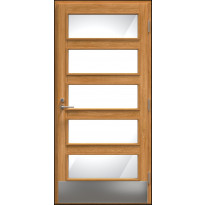 Ulko-ovi Kaskipuu Pihka Puudesign, mittatilausovi