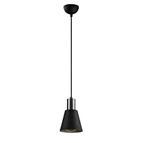 Kattovalaisin Linento Lighting Kem, musta/nikkeli