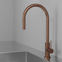 Keittiöhana Scandtap Steel Accent Amber, kupari
