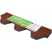 Kattohuopa Kerabit K+, punainen 3 m²/pkt
