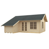 Kesämökki Skan Holz Esbjerg 3, 23.5 + 3.4m², sis.parven