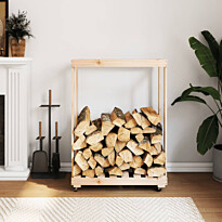 Klapiteline pyörillä 76,5x40x108 cm, mänty