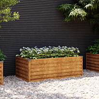 Istutuslaatikko 100x50x36 cm corten-teräs