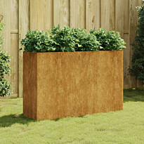 Istutuslaatikko 120x40x80 cm corten-teräs