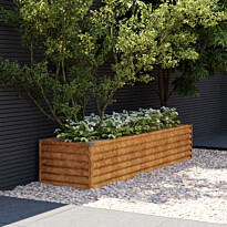Istutuslaatikko 194x50x36 cm corten-teräs