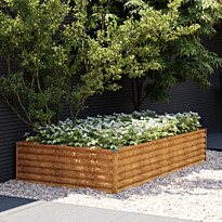 Istutuslaatikko 195x100x36 cm corten-teräs
