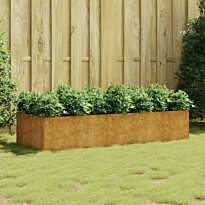 Istutuslaatikko 200x80x40 cm corten-teräs