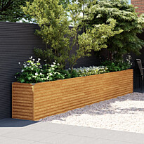 Istutuslaatikko 482x50x69 cm corten-teräs