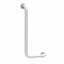 Kulmatukikahva Polaria 90° EH-N1224D-PCX, 300x600 mm, oikea, valkoinen